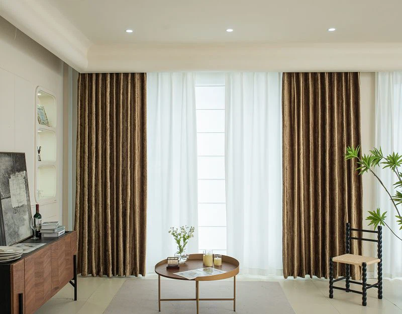 Italyen Velvet 3D Relief Ewopeyen Floral rido